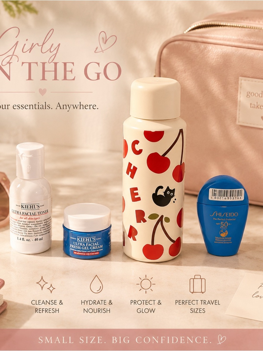Kiehl’s and Shiseido Skincare Bundle